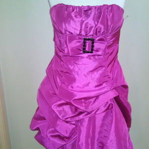 Pre-Owned Jessica McClintock Pink Bubble Dress S